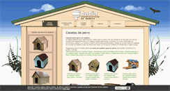 Desktop Screenshot of casetasparaperros.es